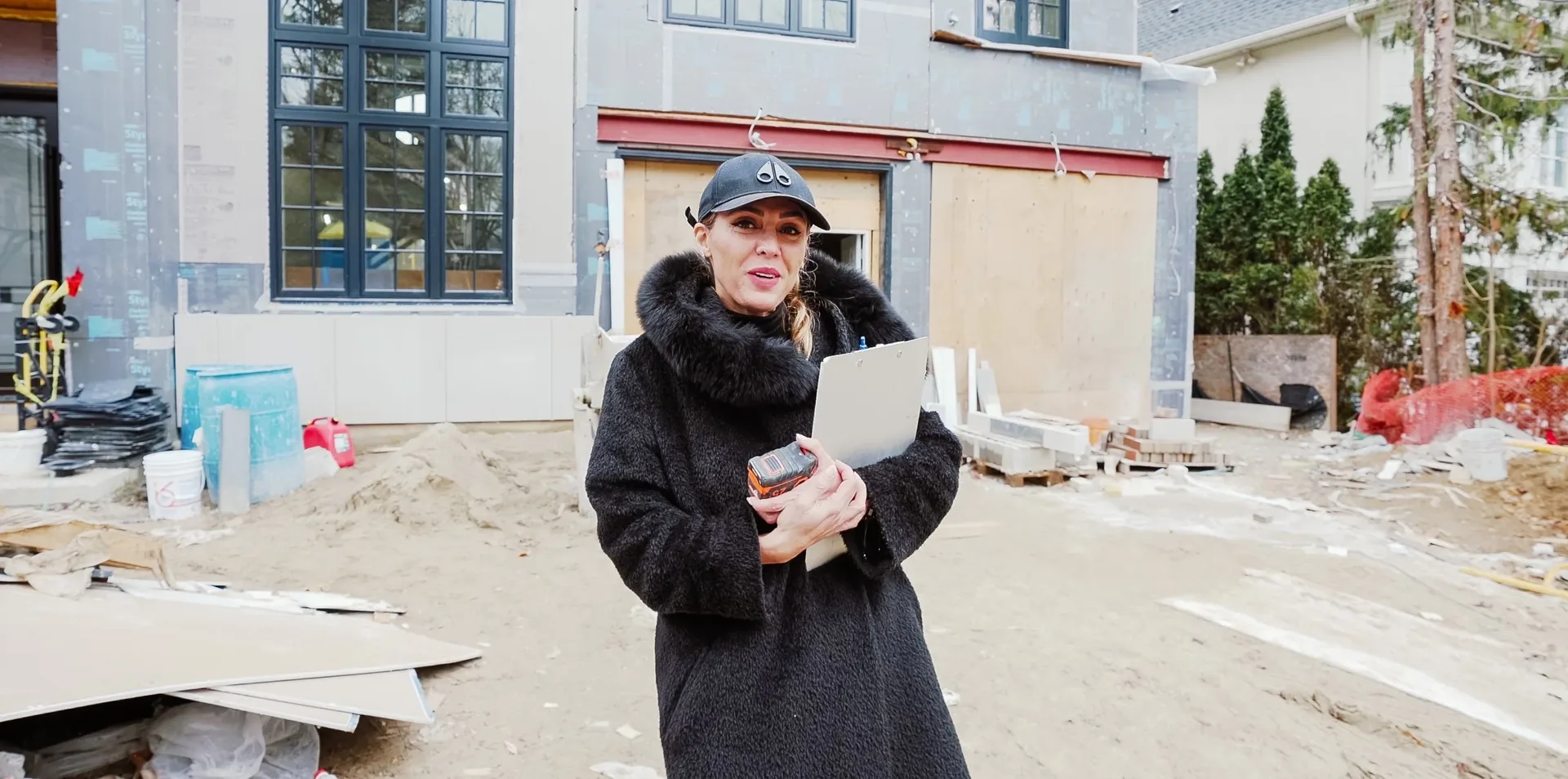 Sanaz Nouri on site for The Interior Design Experience series