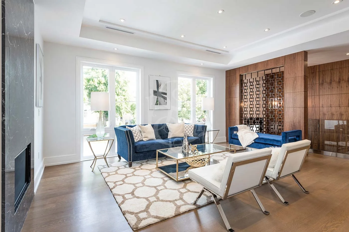 Scandinavian style dining room in a Toronto home